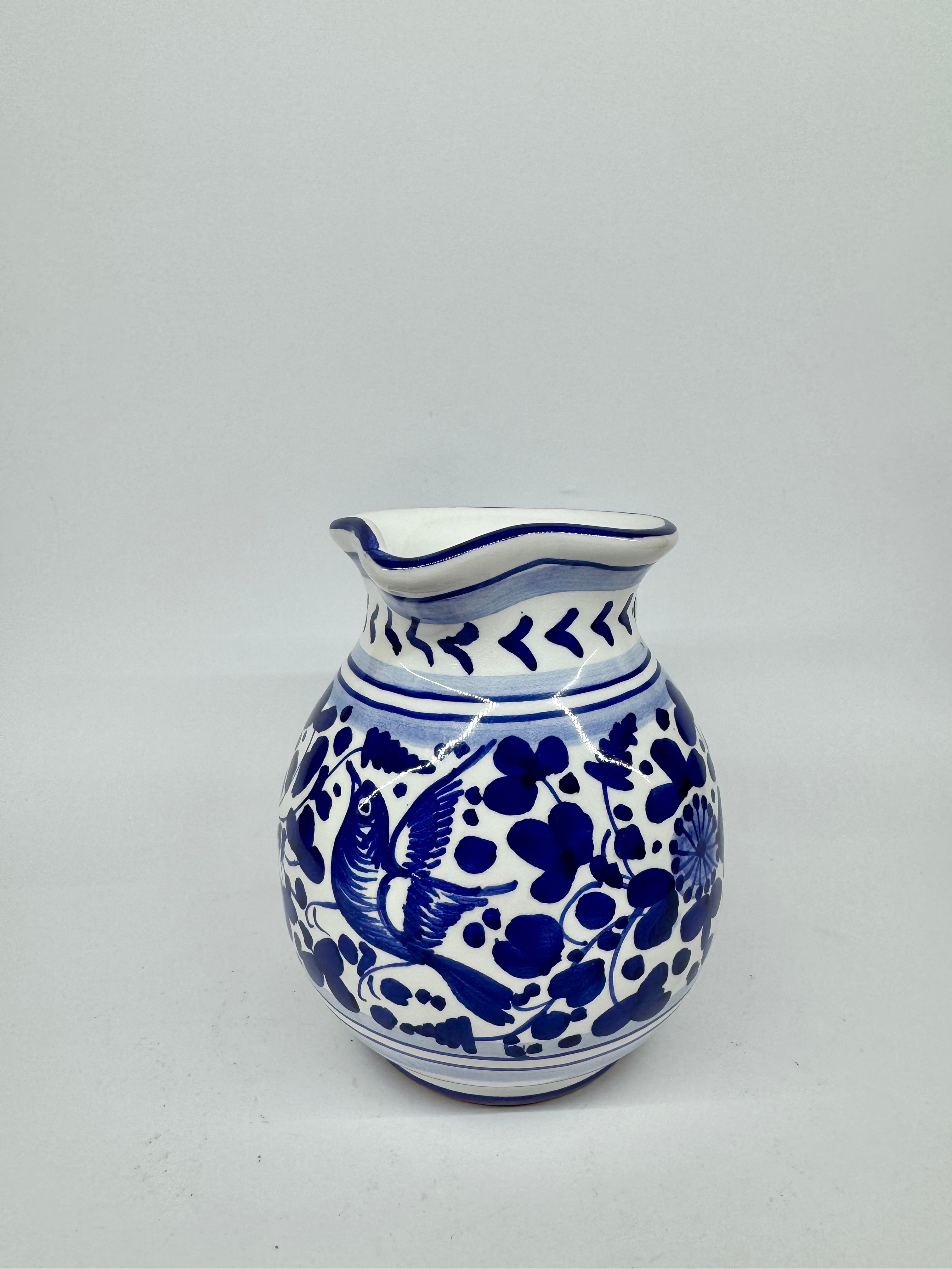 Brocca Decoro Arabesco Blu