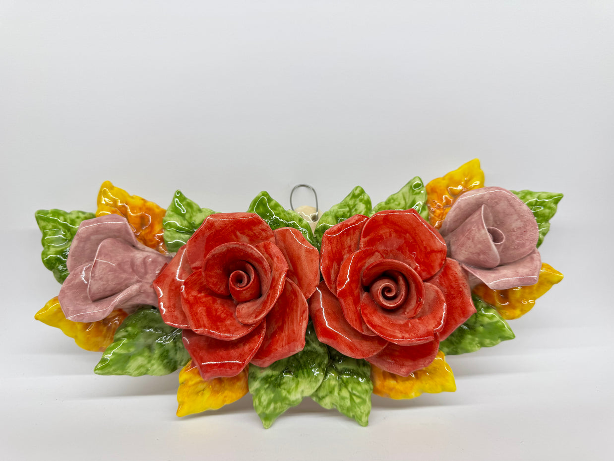 Festone Rose Ceramica