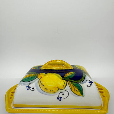 Butter Holder with Gambino Lemon Decor