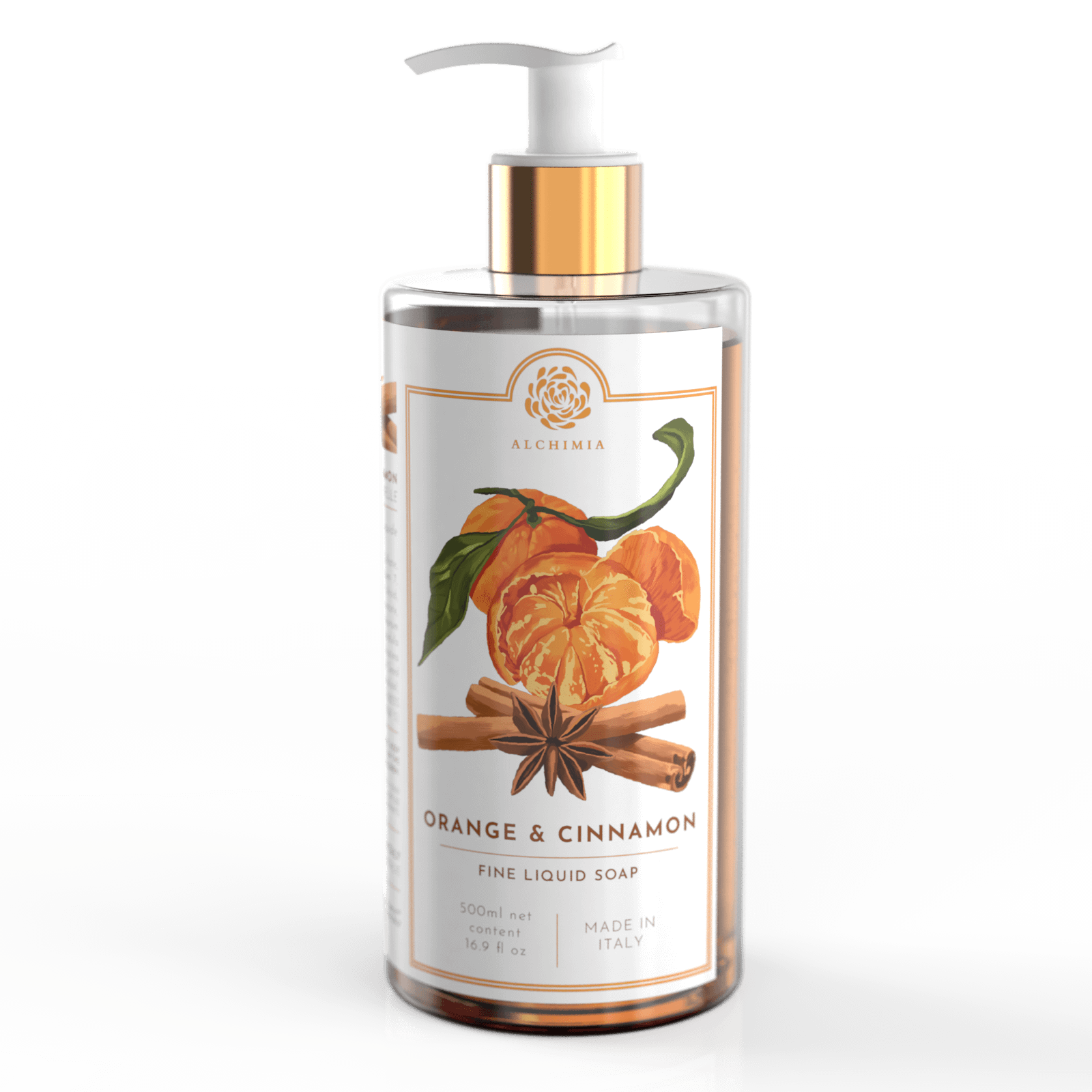 Sapone Liquido Alchimia Soap Arancio e Cannella 500ml