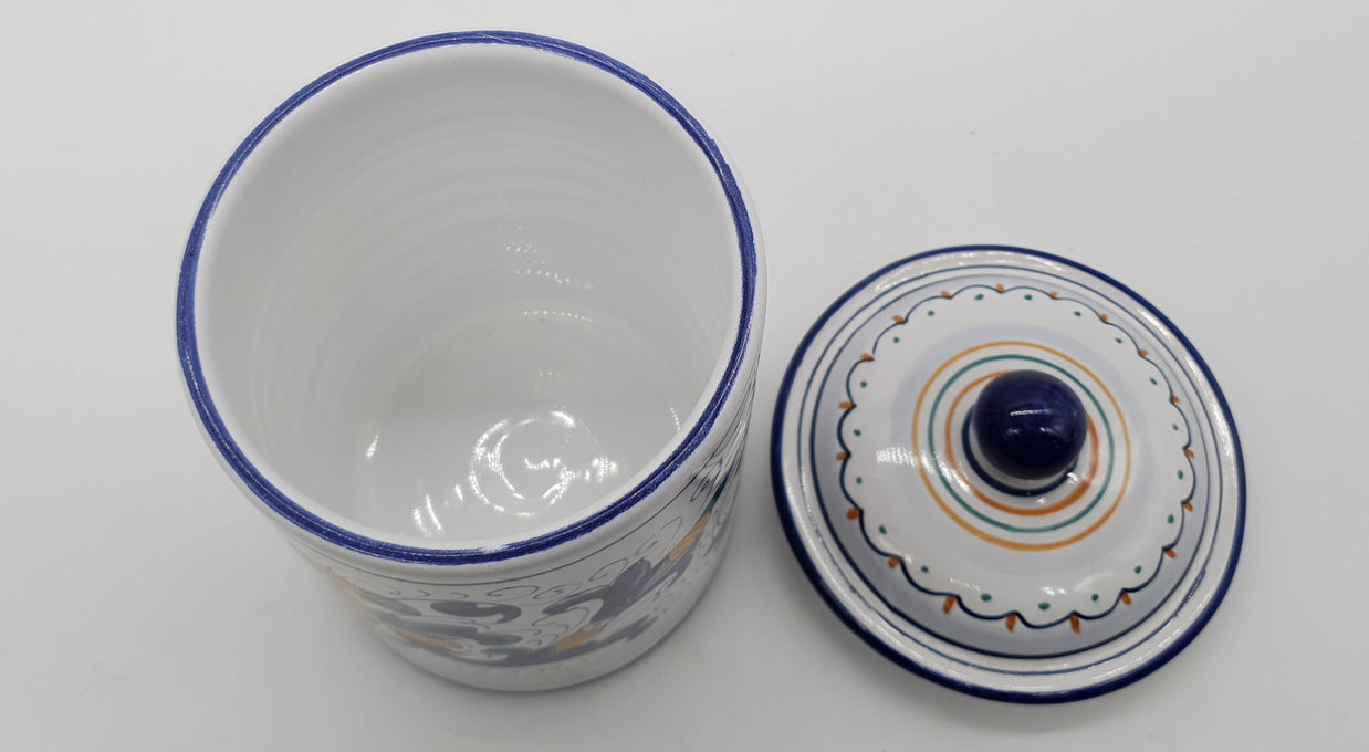 Jar With Lid Deruta Decor