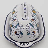 Porta Burro Ovale decoro Deruta