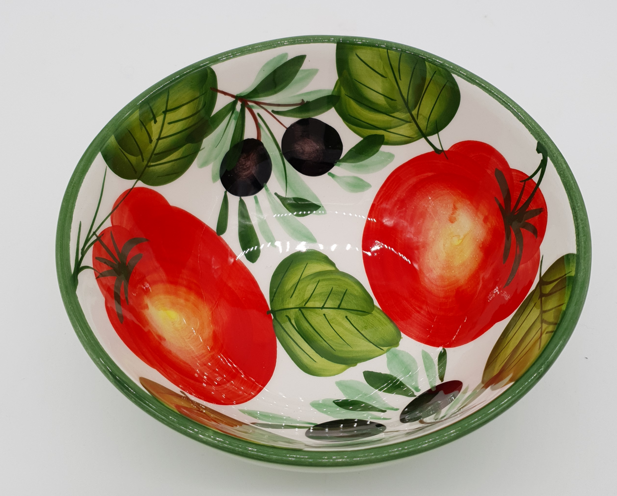 Bowl with Tomatoes And Olives Decoration