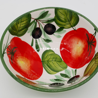 Bolo Ciotola Decoro Pomodori E Olive