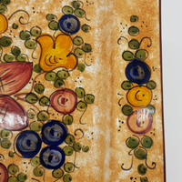 Piatto Quadrato Decoro Gubbio