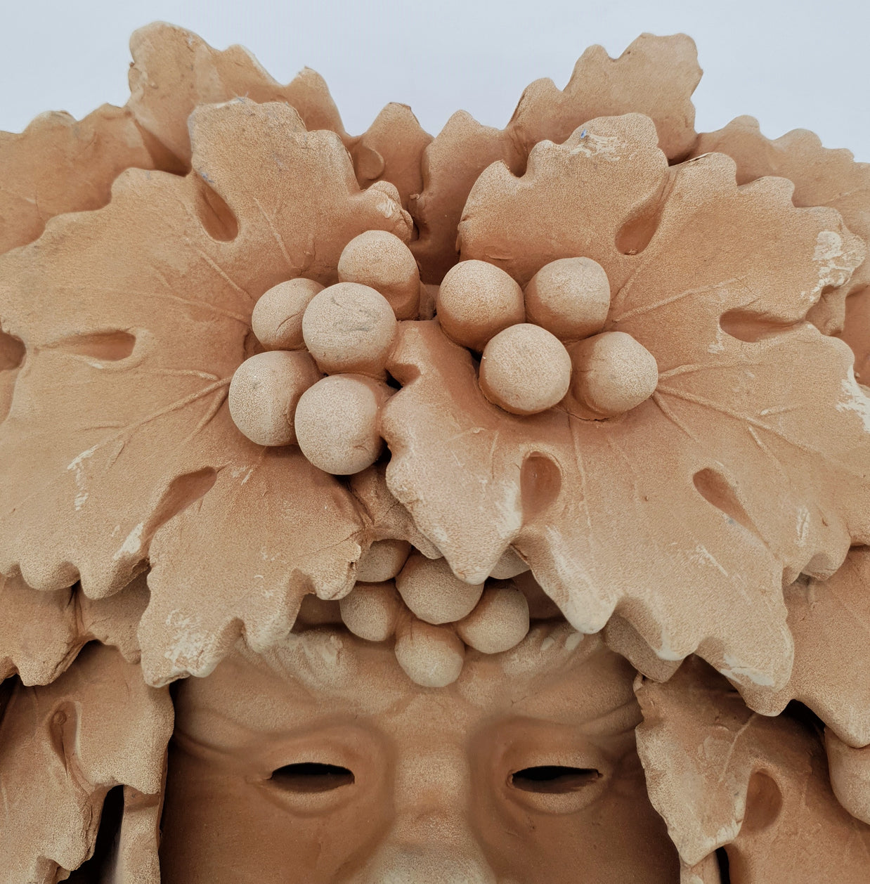 Maschera Bacco Vecchio Piccolo Terracotta