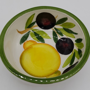 Bolo Bowl Decoration Lemons And Olives
