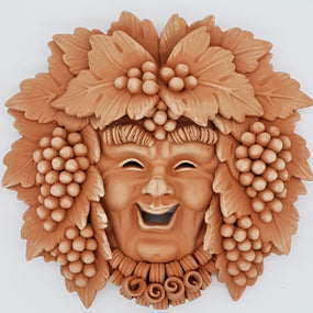 Maschera Bacco Barba Piccolo Terracotta
