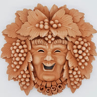 Maschera Bacco Barba Piccolo Terracotta