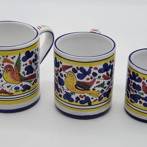 Bicchiere Mug Decoro Arabesco Colorato