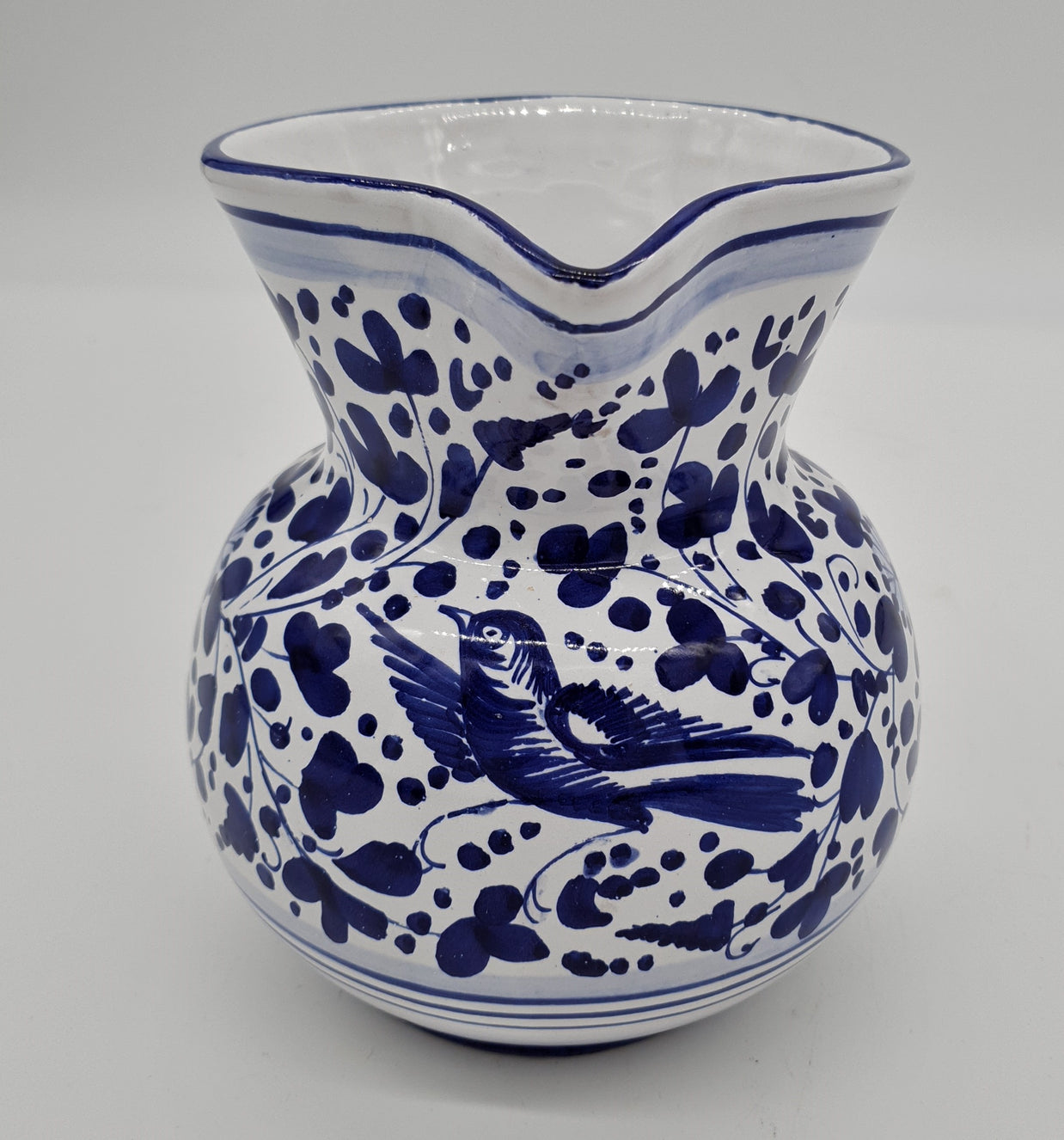 Brocca Decoro Arabesco Blu