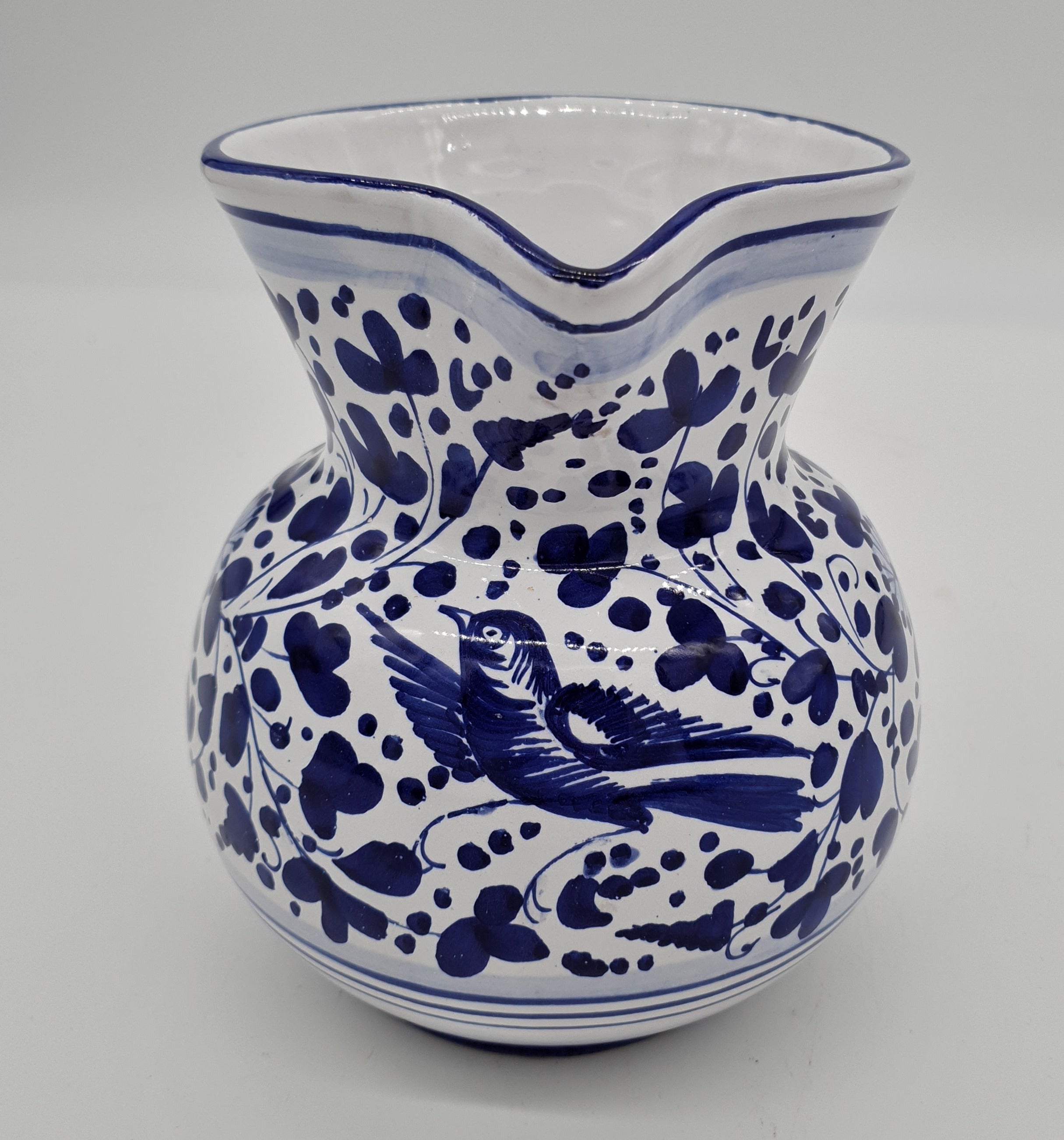 Brocca Decoro Arabesco Blu