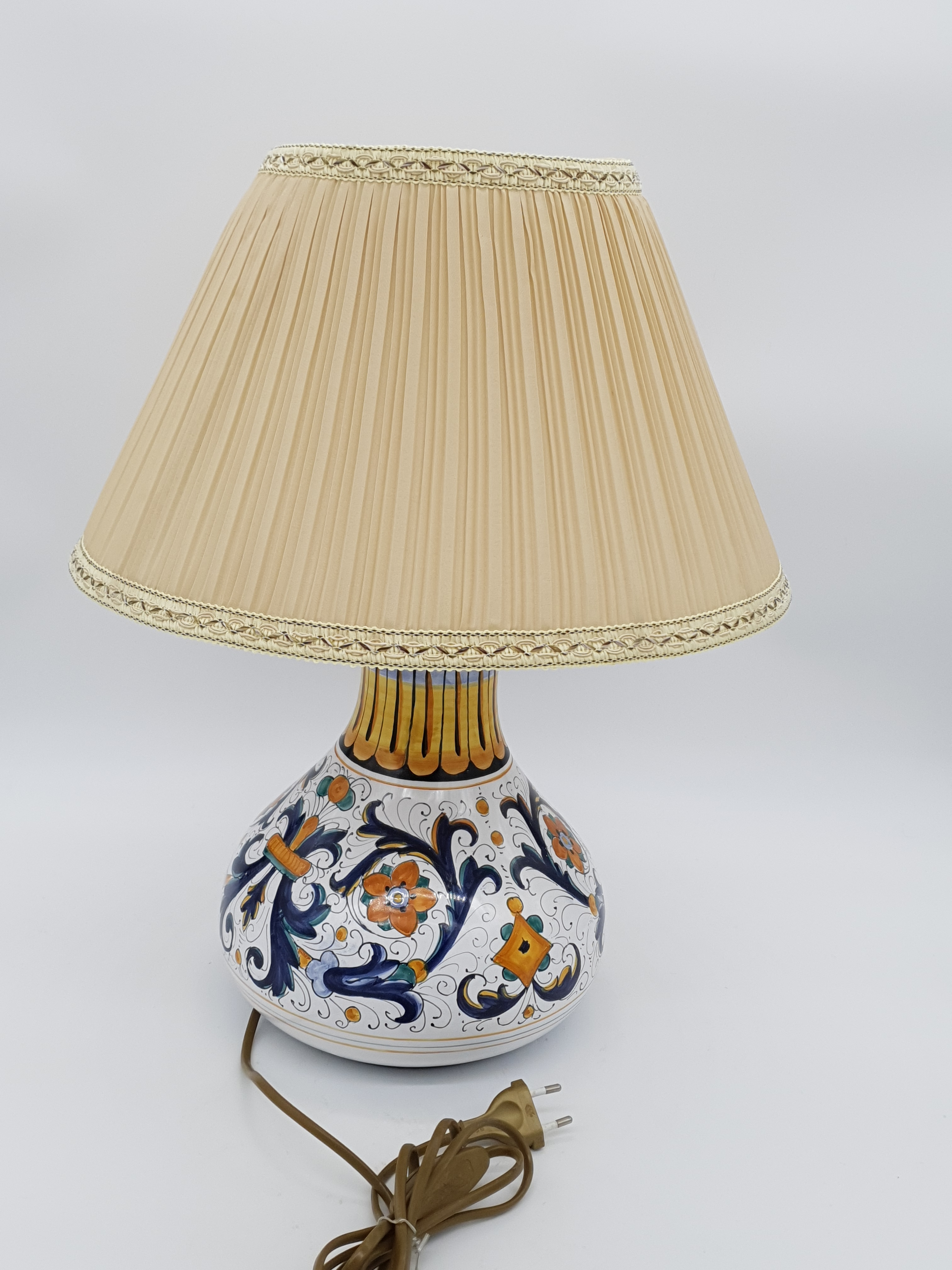 Porta lampada ceramica con pinza per rettili diametro 25,5cm