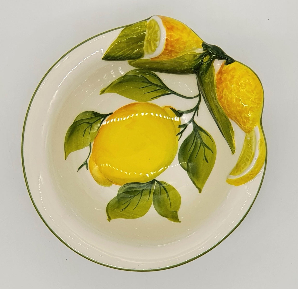 Small Bowl Relief Lemon Decor