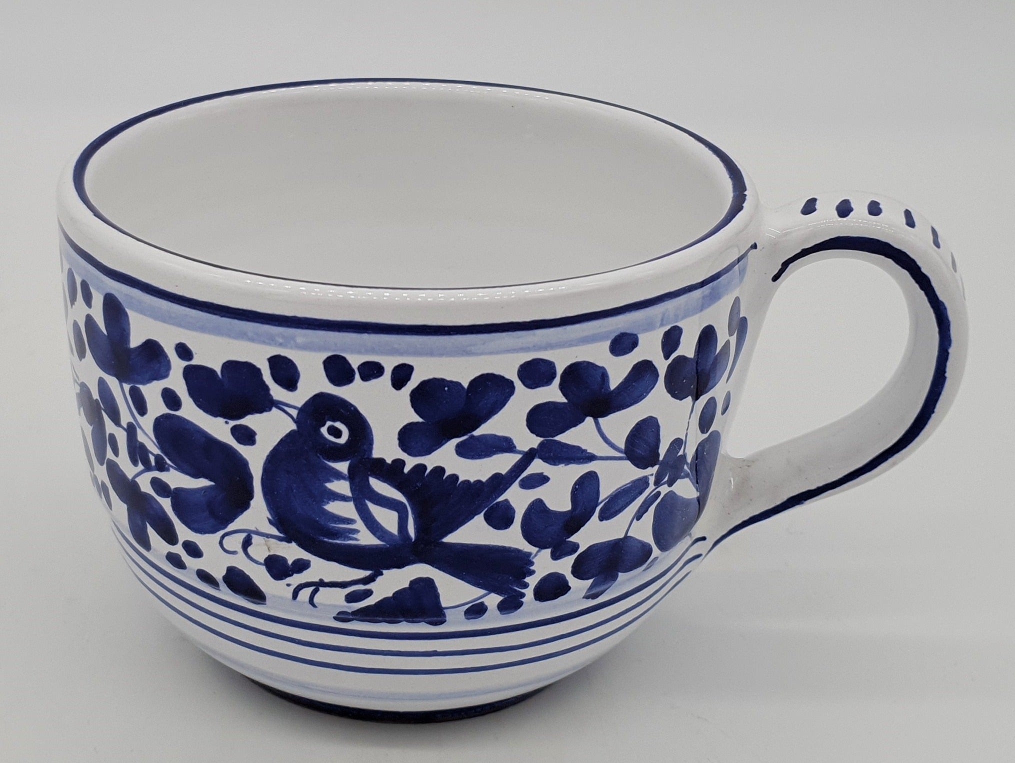 Tazza Decoro Arabesco Blu