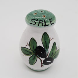 Set Sale e Pepe Decoro Olive Fondo Bianco