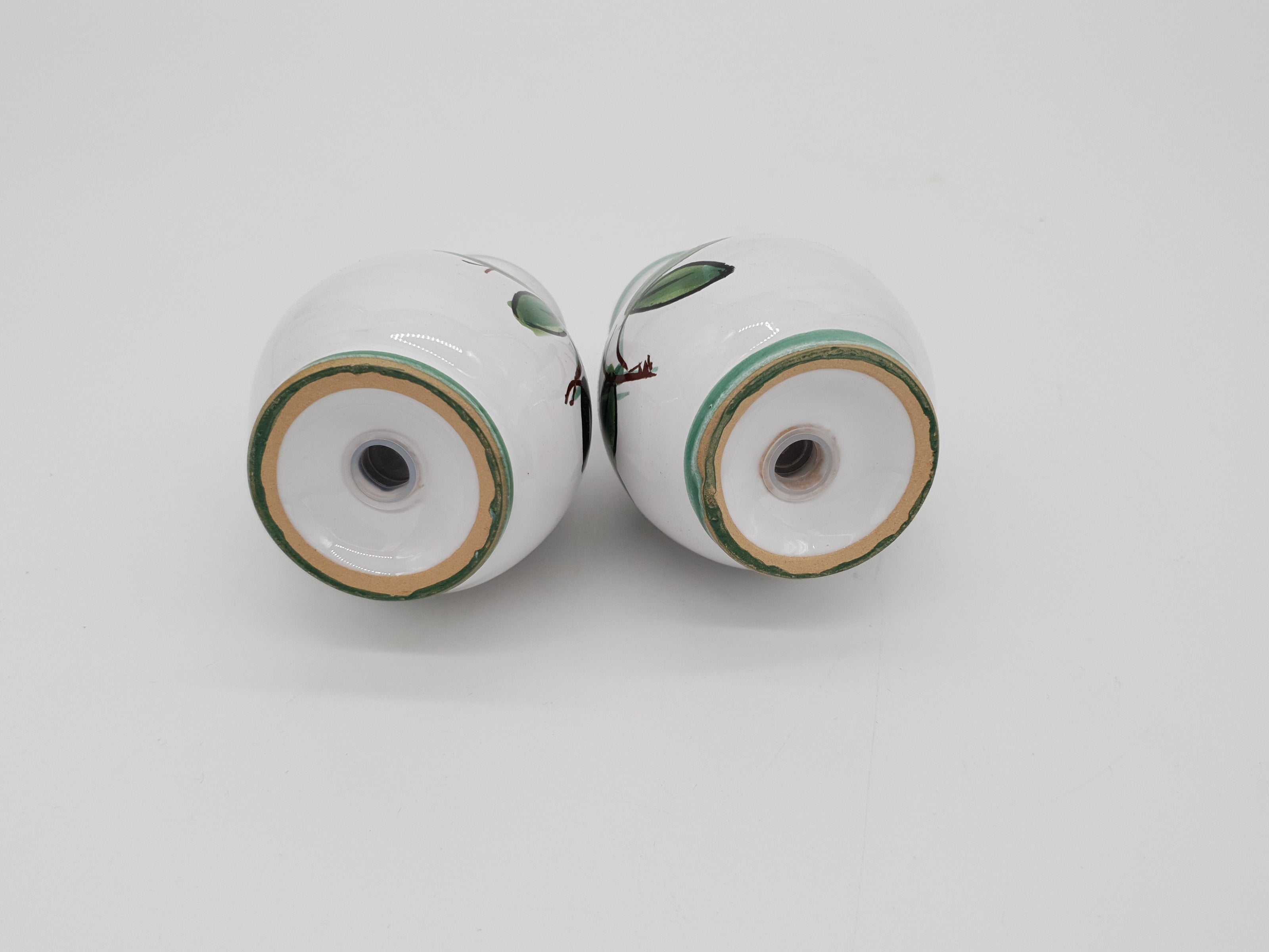 Set Sale e Pepe Decoro Olive Fondo Bianco