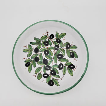 Bolo Decoro Olive Fondo Bianco