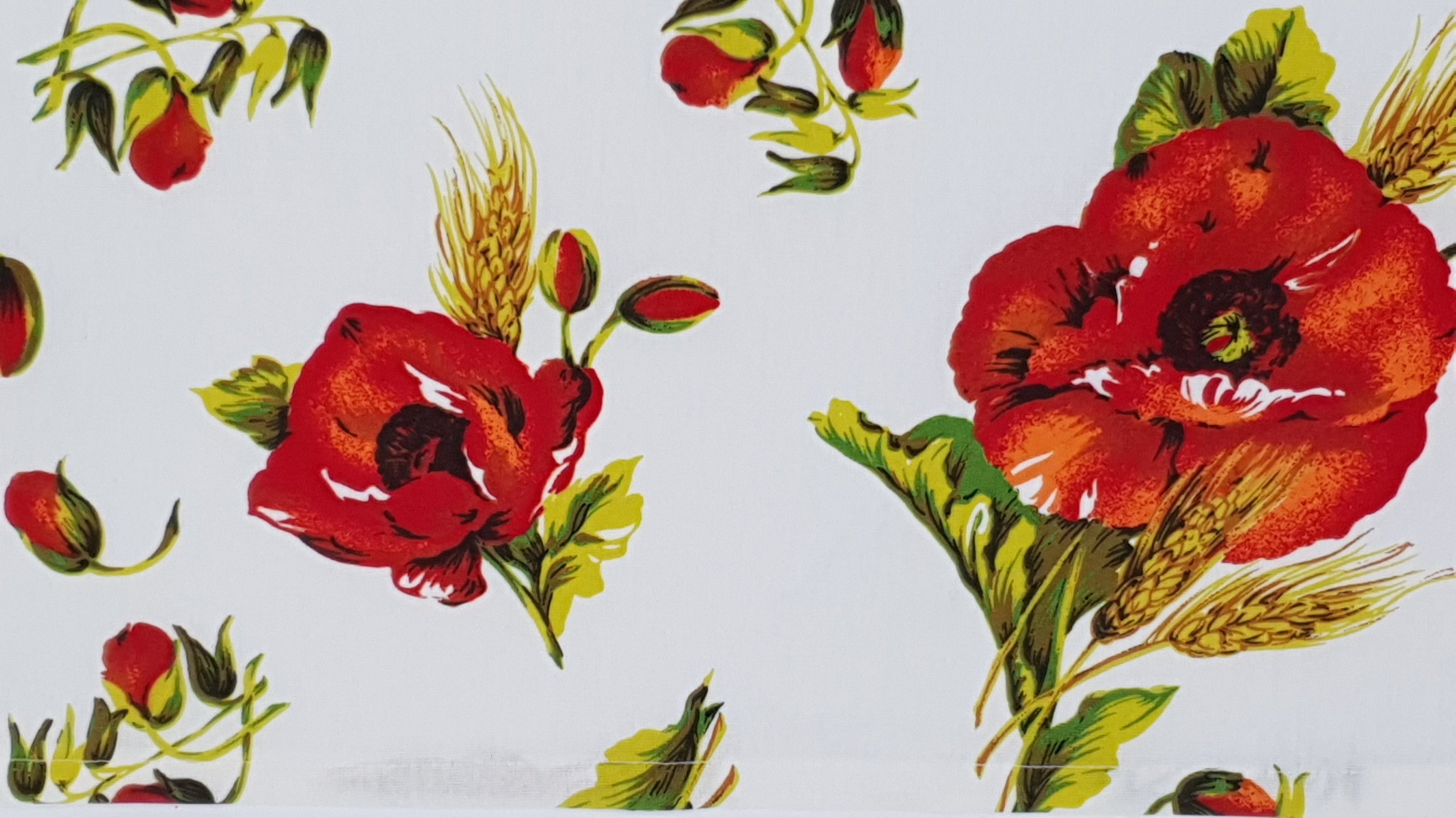 Tea towel Poppies