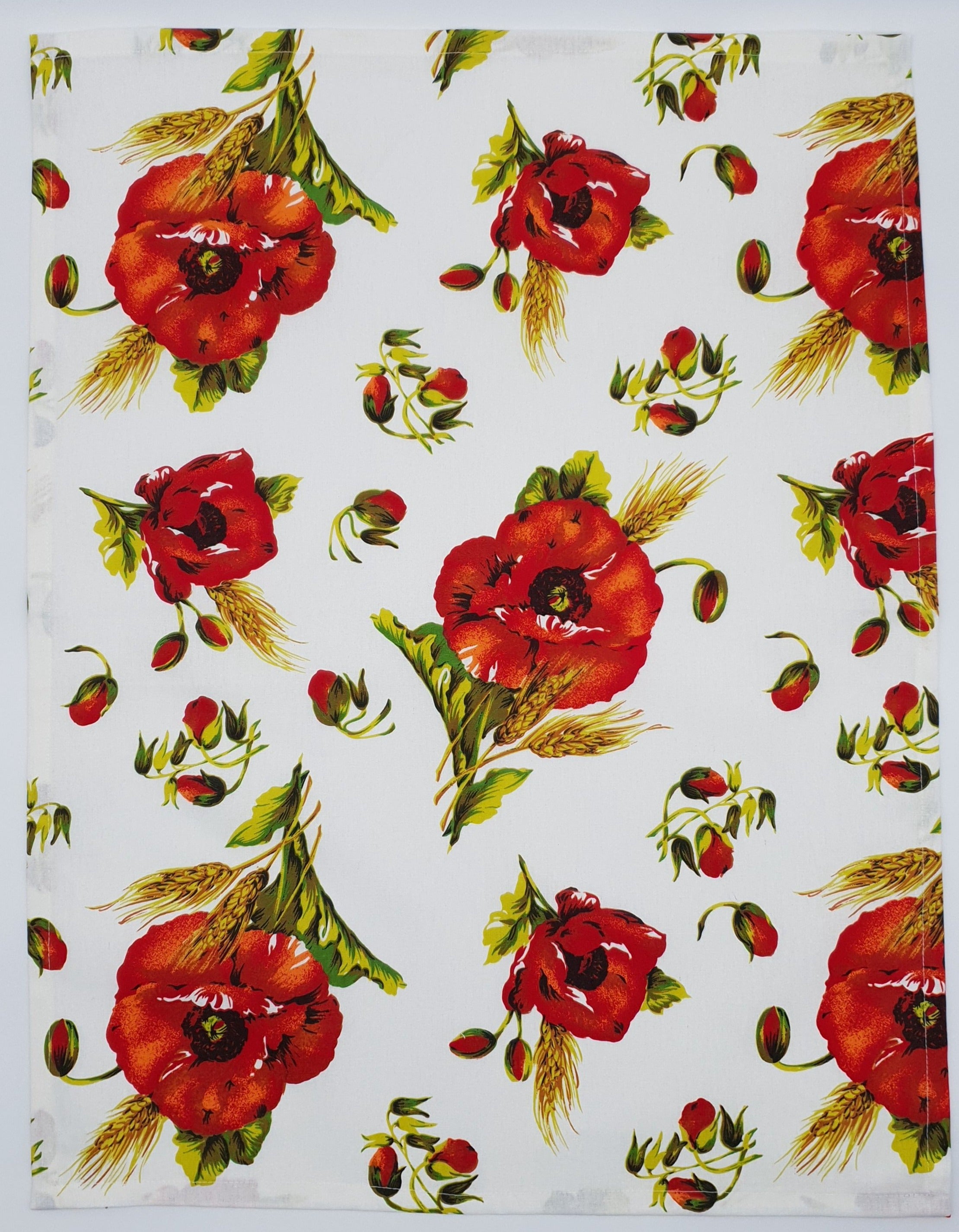Tea towel Poppies