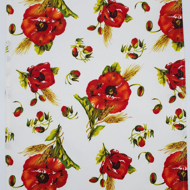 Tea towel Poppies