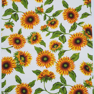Sunflowers tea towel