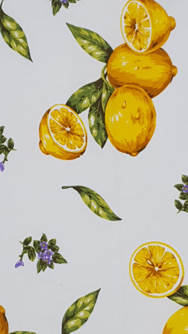 Canvas with Lemons