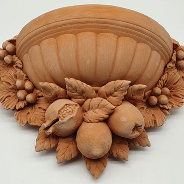 Large Terracotta Wall Pocket For Flowers