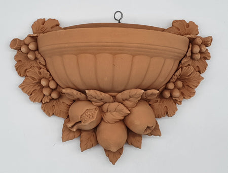 Large Terracotta Wall Pocket For Flowers