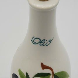 Large Oil Cruet Decor Tomatoes And Olives