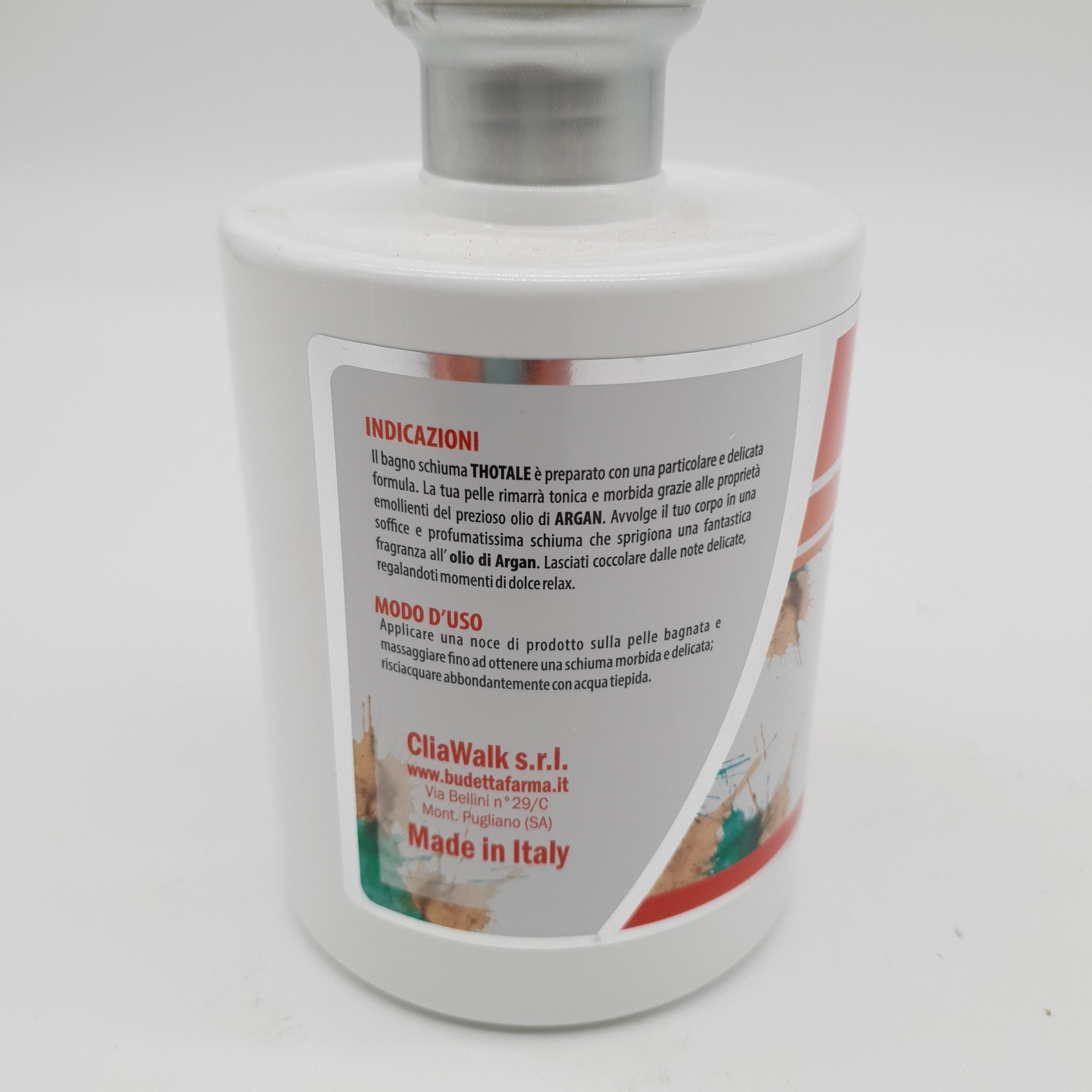 Bagnoschiuma Antibatterico Thotale Olio Di Argan 500 ml