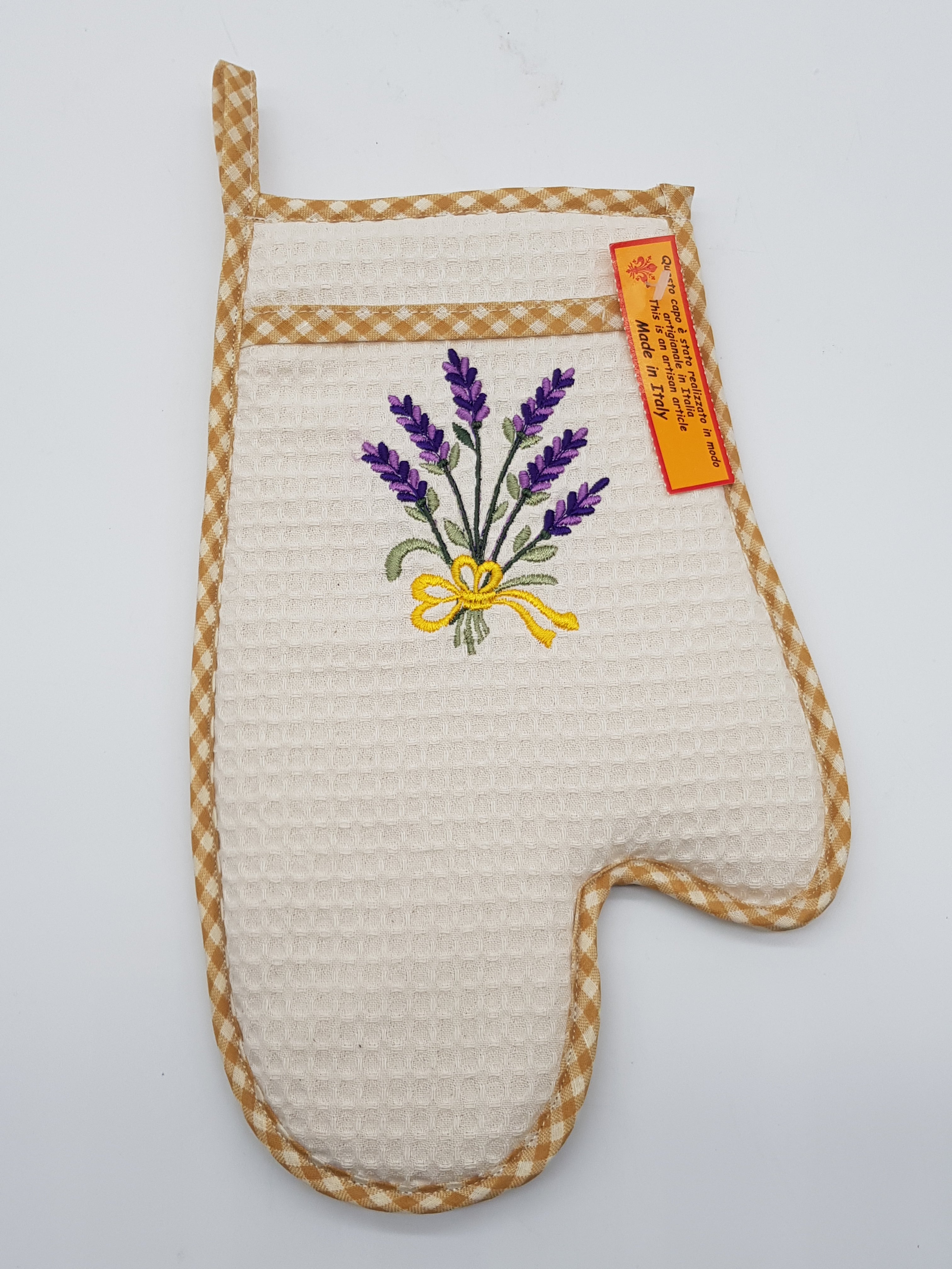 Guanto Forno Beige Lavanda