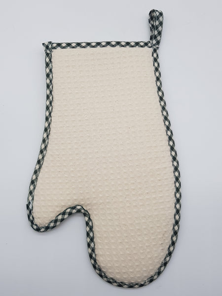 Guanto Forno Beige Papaveri