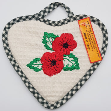 Presina Cuore Beige Papaveri