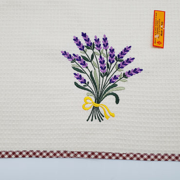 Rectangular Dishcloth Lavender Beige