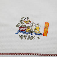 Canovaccio Rettangolare Olio Oliva Panna