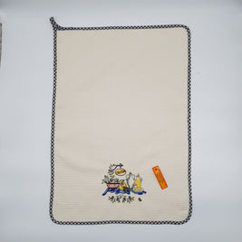 Canovaccio Rettangolare Olio Oliva Beige