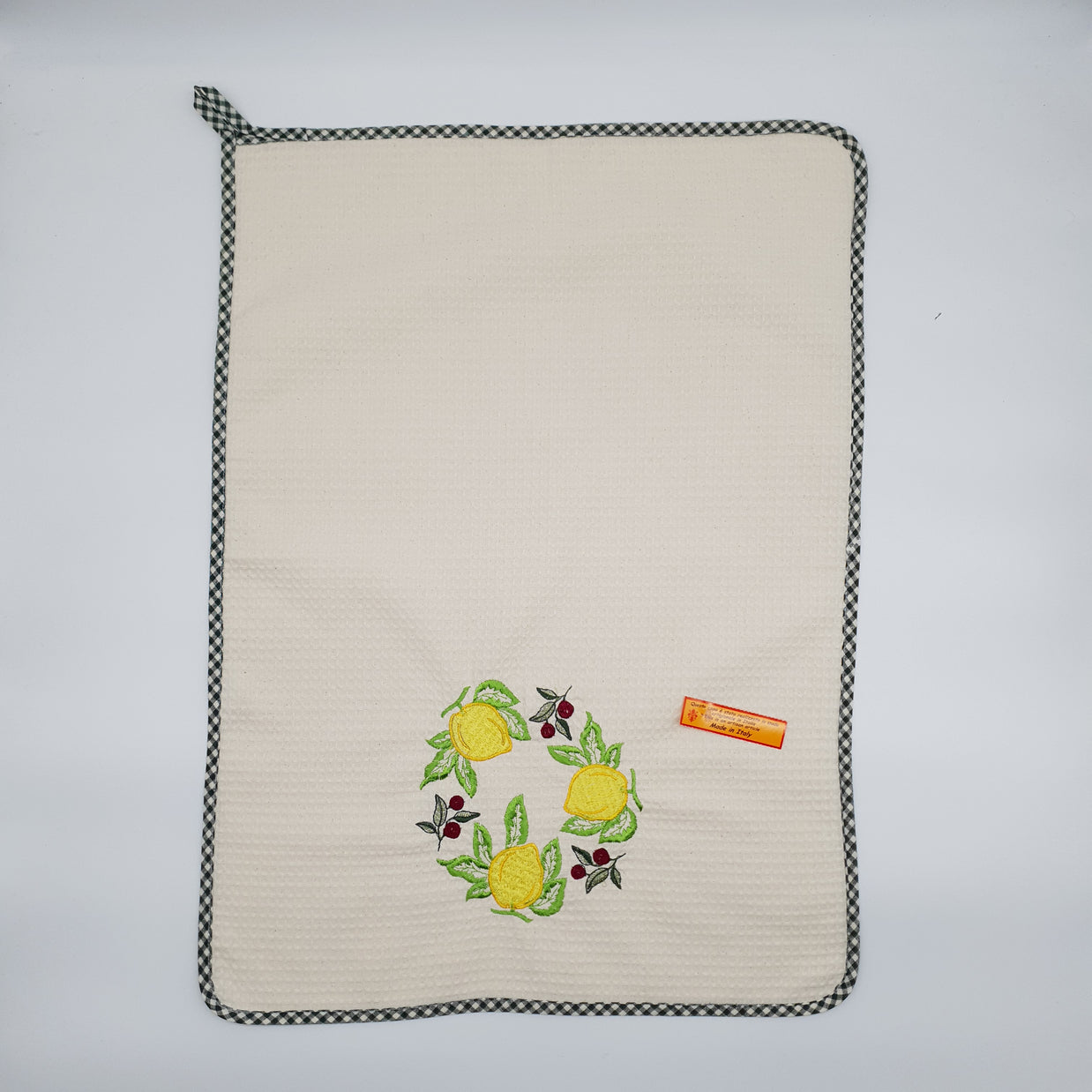 Canovaccio Rettangolare Limone Olive Beige