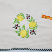 Canovaccio Rettangolare Limone Olive Beige