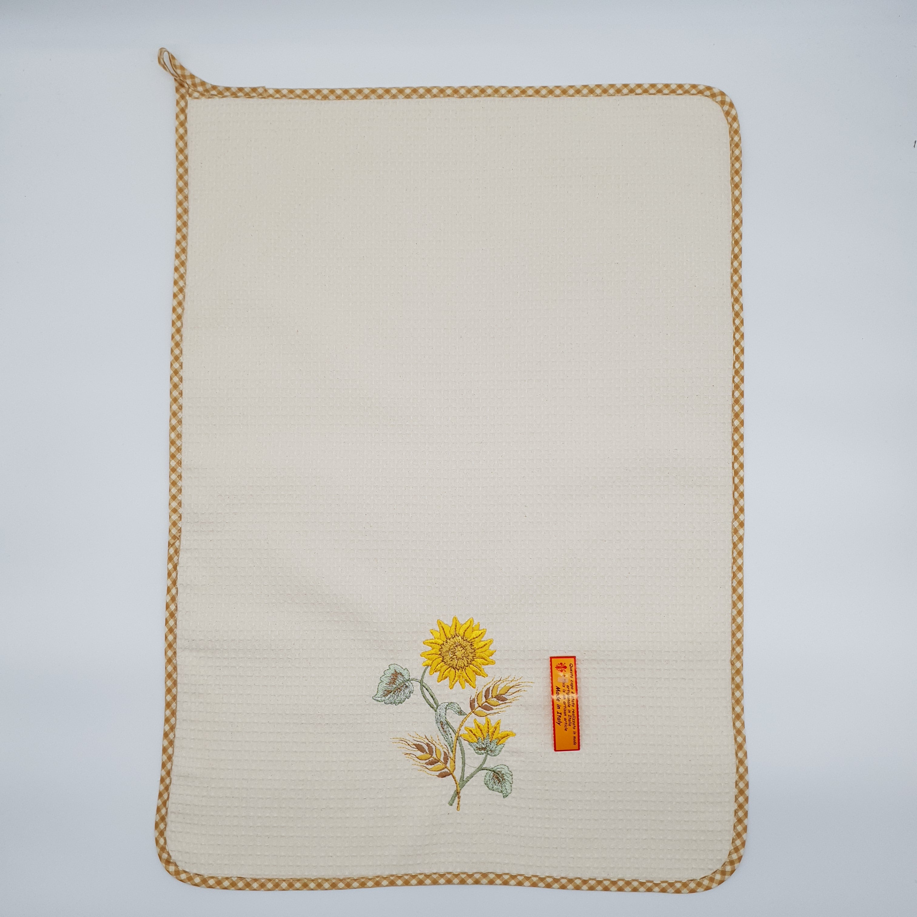 Rectangular Dishcloth Sunflower Beige