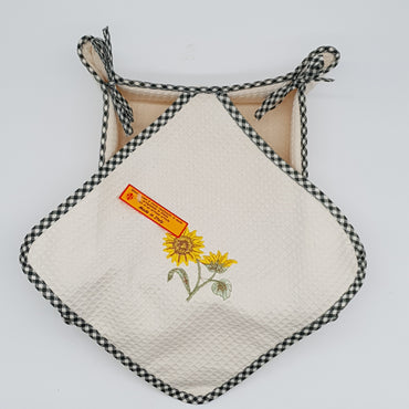 Sunflower Bread Basket Beige