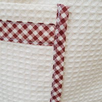 Grembiule Cucina Beige Nido D'Ape Lavanda