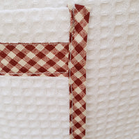 Grembiule Cucina Panna Nido D'Ape Limone E Olive