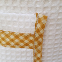 Grembiule Cucina Panna Nido D'Ape Uva