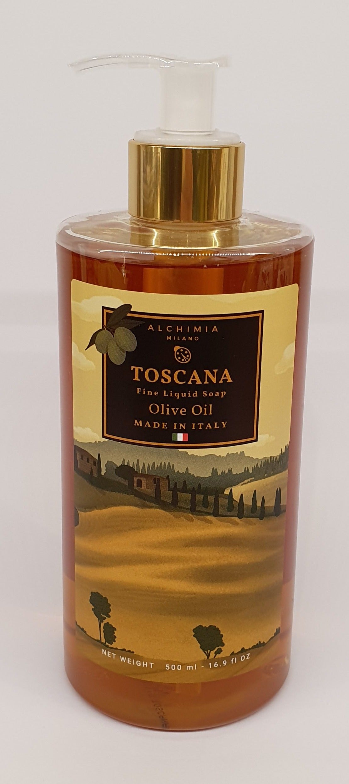 Sapone Liquido Alchimia Soap Toscana Olio Di Oliva 500ml