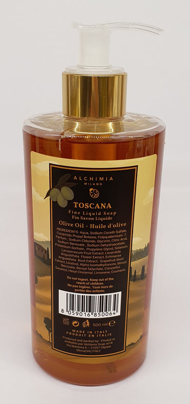 Sapone Liquido Alchimia Soap Toscana Olio Di Oliva 500ml