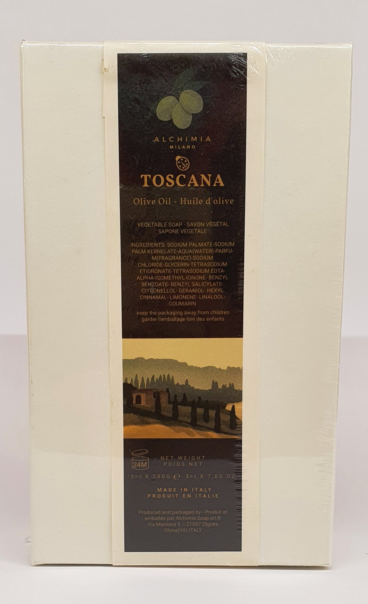 Sapone Vegetale Toscana Olio Di Oliva 3 Saponette