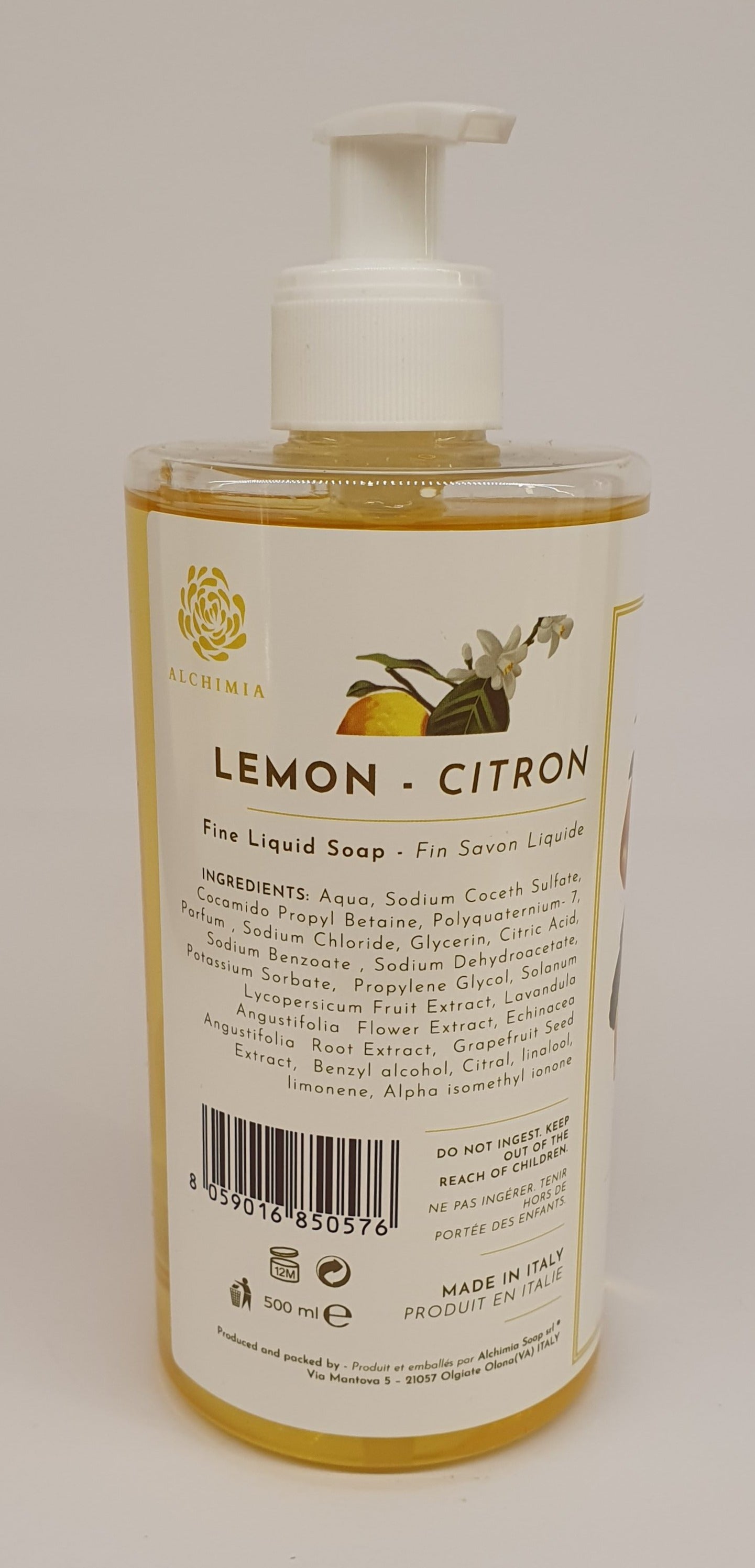 Sapone Liquido Alchimia Soap Limone 500ml