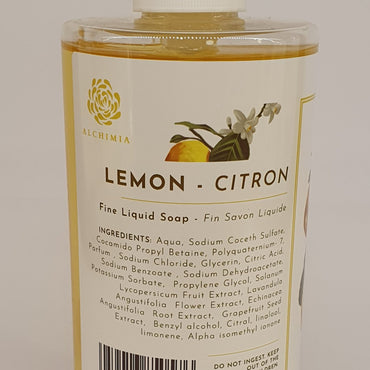 Liquid Soap Alchimia Soap Lemon line 