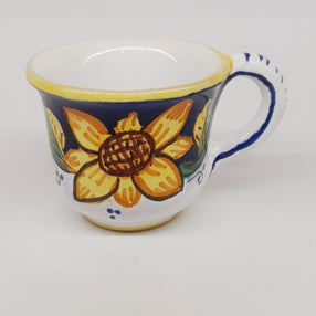 Tazzina Caffè Decoro Girasole Gambino